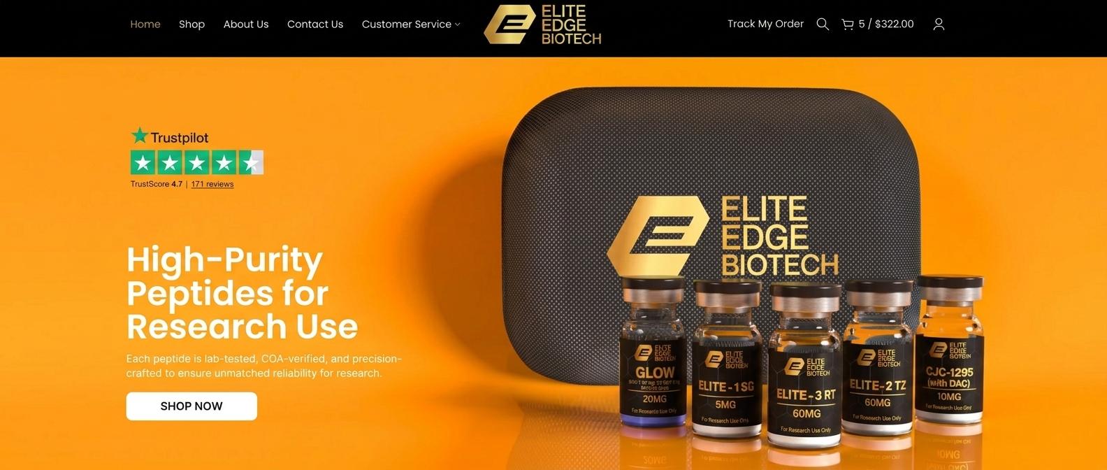Elite Edge Biotech storefront banner